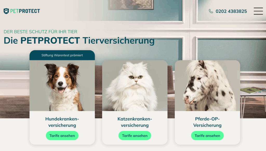 Petprotect Website